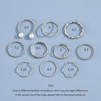 10 Pcs Boho Metallic Stackable Rings Set – Gold & Silver (Adjustable)