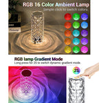 16-Color Rechargeable Diamond Rose Crystal Touch Lamp (Copy)