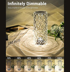 16-Color Rechargeable Diamond Rose Crystal Touch Lamp (Copy)