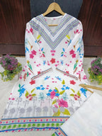 2 Pcs Urban Bloom – Women’s Stitched Swiss Lawn Digital Printed Cord Set