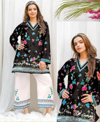 2 Pcs Urban Bloom – Women’s Stitched Swiss Lawn Digital Printed Cord Set