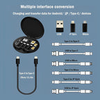 5-in-1 Round Multi USB Charging Adapter Cable Kit 60W