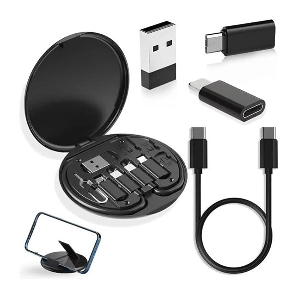 5-in-1 Round Multi USB Charging Adapter Cable Kit 60W