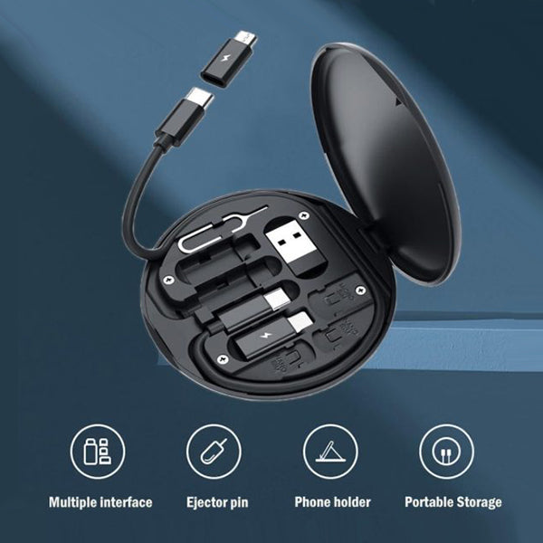 5-in-1 Round Multi USB Charging Adapter Cable Kit 60W