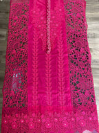 Maria Bloom Elite – Luxury Embroidered Cotton Organza 3pcs Unstitched Suit