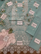 Noor-e-Elaf – Premium Chikankari 3-Piece Unstitched Cotton Organza Suit