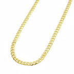 Pack of 2 Stainless Steel Cuban Thin Italian Neck Chains for Men and Boys – Gold &amp; Silver