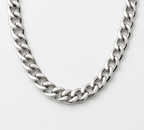 Plain Silver Chain With Ring – 2 Pc Set