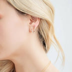 S925 Sterling Silver Plain Hoop Earrings – 10mm Minimal Classic Hoops