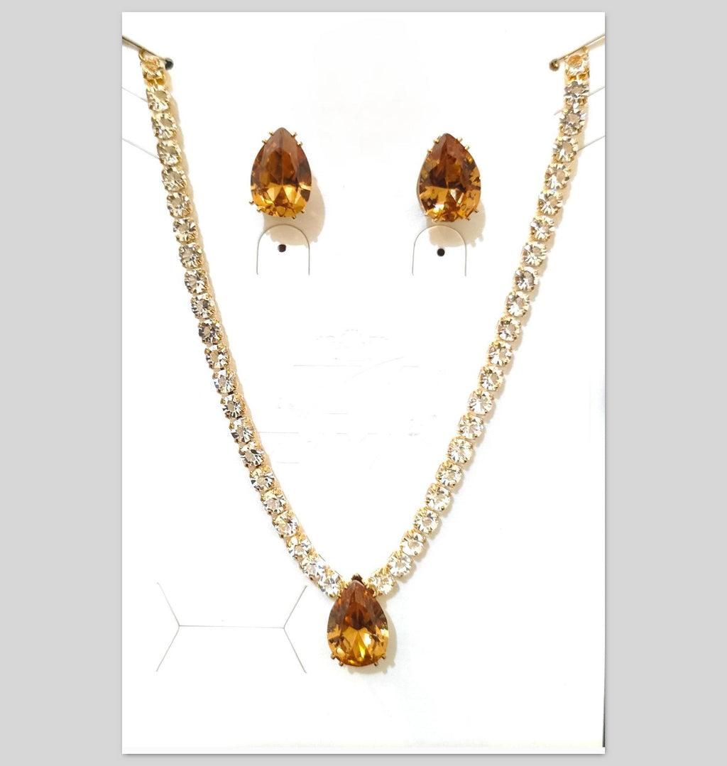 Tear-Drop Tennis Glam Set