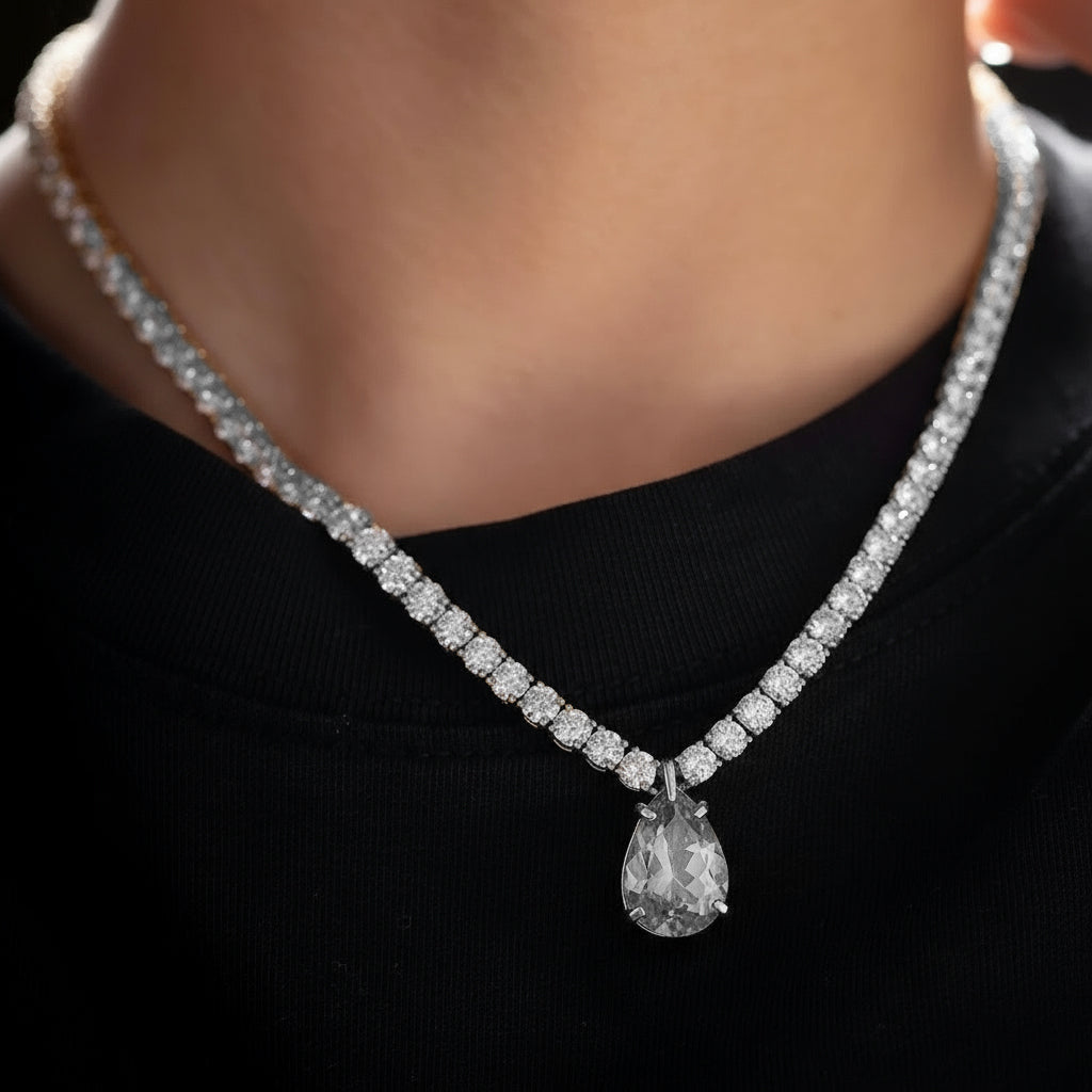 Tear-Drop Tennis Glam Set