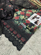 Night Rose Lawn 3PC Unstitched Suit – Summer Festive Collection