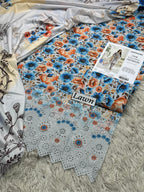 Sapphire Bloom Lawn 3PC Unstitched Suit – Summer Festive Collection