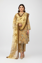 Summer Bloom Premium Lawn 3PC Unstitched Suit – Summer Collection