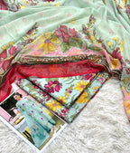 Eden Bloom Premium Lawn 3PC Unstitched Suit – Summer Collection