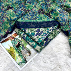 Green Petals Premium Lawn 3PC Unstitched Suit – Summer Collection