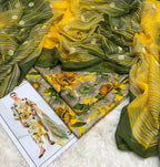 Daisy Premium Lawn 3PC Unstitched Suit – Summer Collection